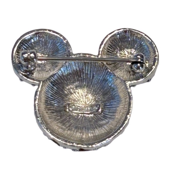 VINTAGE SWAROVSKI CRYSTAL DISNEY Brooch pin Mickey Mouse Icon American flag - Picture 3 of 9